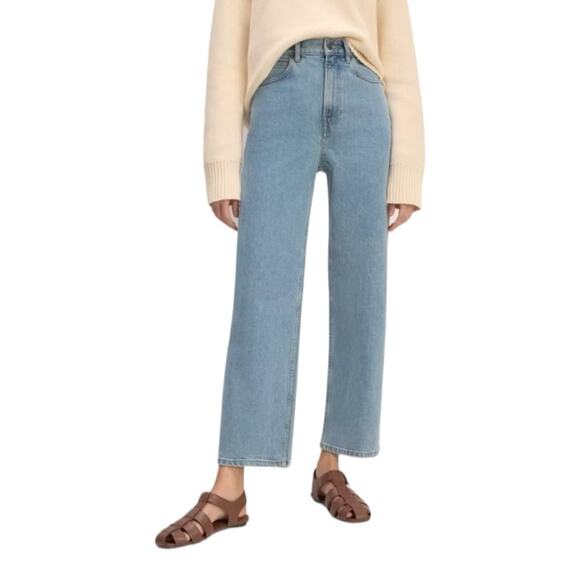 Everlane The Way High Jean High Rise Relaxed Fit Medium Wash Women’s Size 26 - Picture 10 of 10